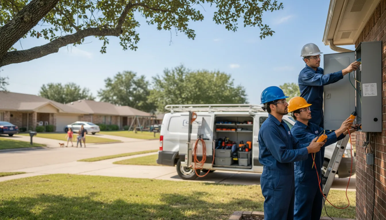 Certified electrician providing emergency electrical services in Dugger, IN
